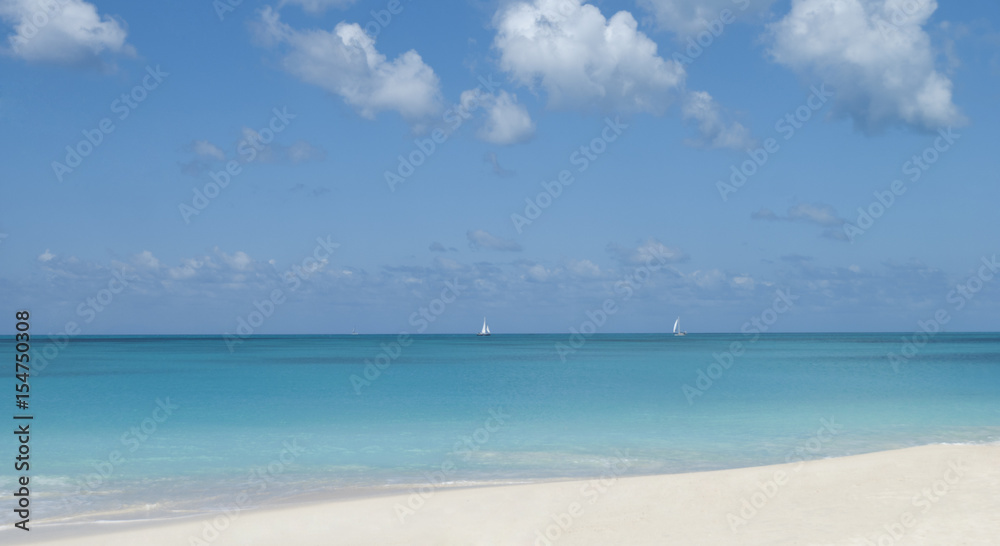 Sea landscape, Antigua, Caribbean Islands Sea landscape, Antigua, Caribbean Islands