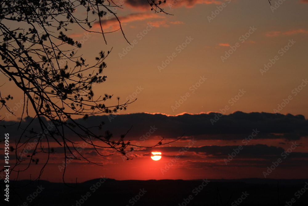 Obraz premium Tagesende