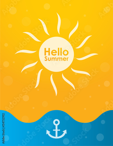 special summer background, vector design, eps10
