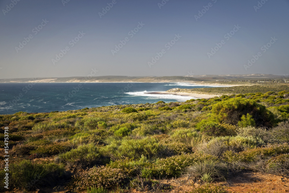 Western Australia – rough costline with blue sky Western Australia – rough costline with blue sky
