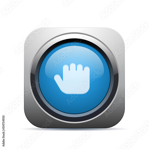 Square Push-Button - Vector