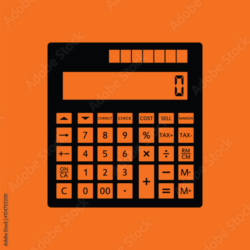 Statistical calculator icon