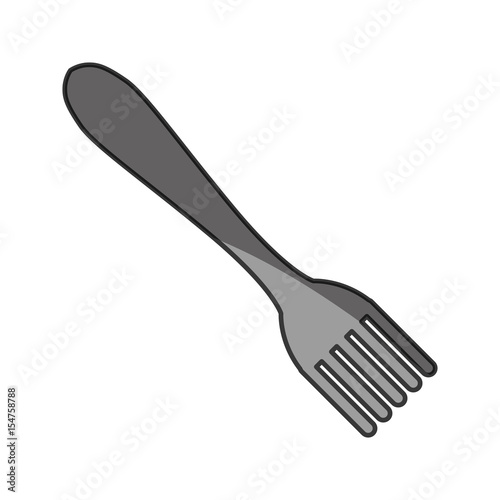 fork utensil cutlery vector icon illustration graphic design