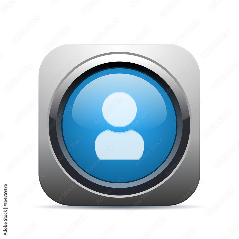 Square Push-Button - Vector Square Push-Button - Vector