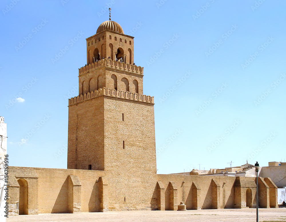 Mosque Uqba or the Great Mosque of Kairouan