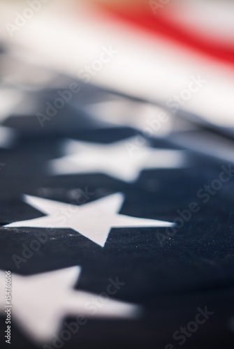 abstract blurred background of the American flag,