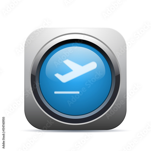 Square Push-Button - Vector
