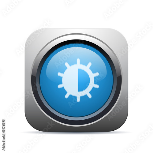 Square Push-Button - Vector