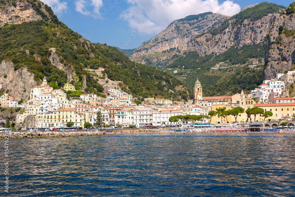 Picturesque Amalfi town in Italy