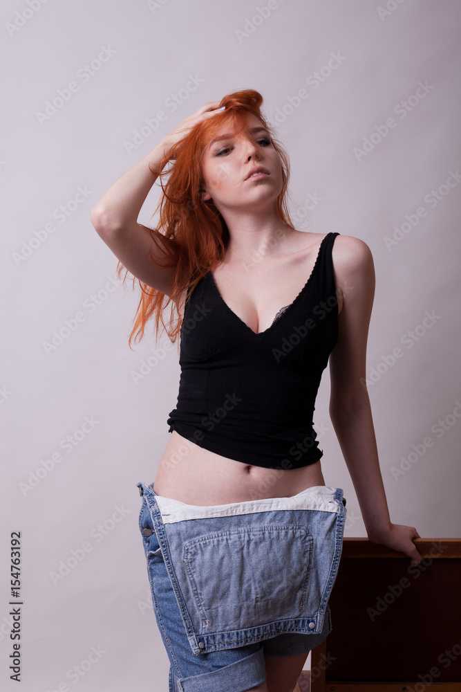 Hot Busty Red Head
