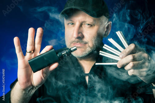 Bad habits. Smoking, electr...