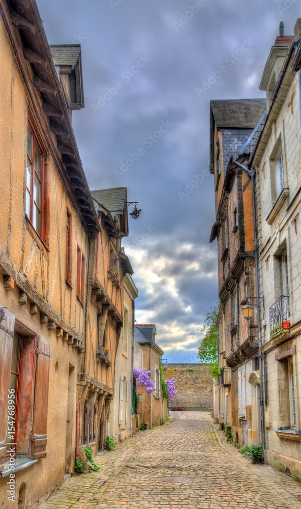 Fototapeta premium Buildings in the old town of Angers, France