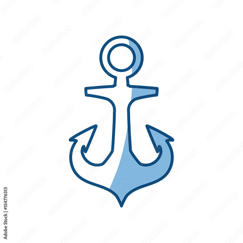 anchor nautical object vector icon illustration graphic design anchor nautical object vector icon illustration graphic design