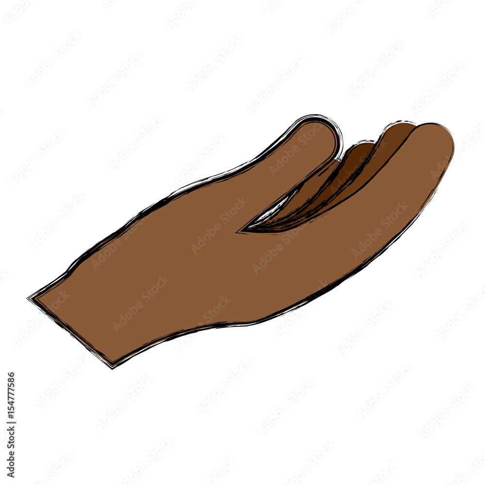 open hand draw request vector icon illustration graphic design open hand draw request vector icon illustration graphic design