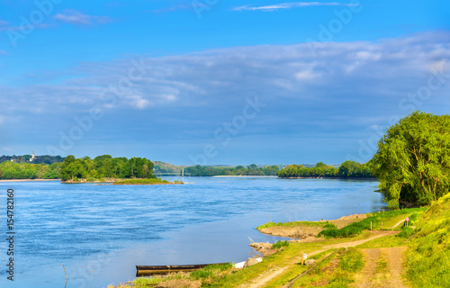 The Loire river between Angers and Saumur, France