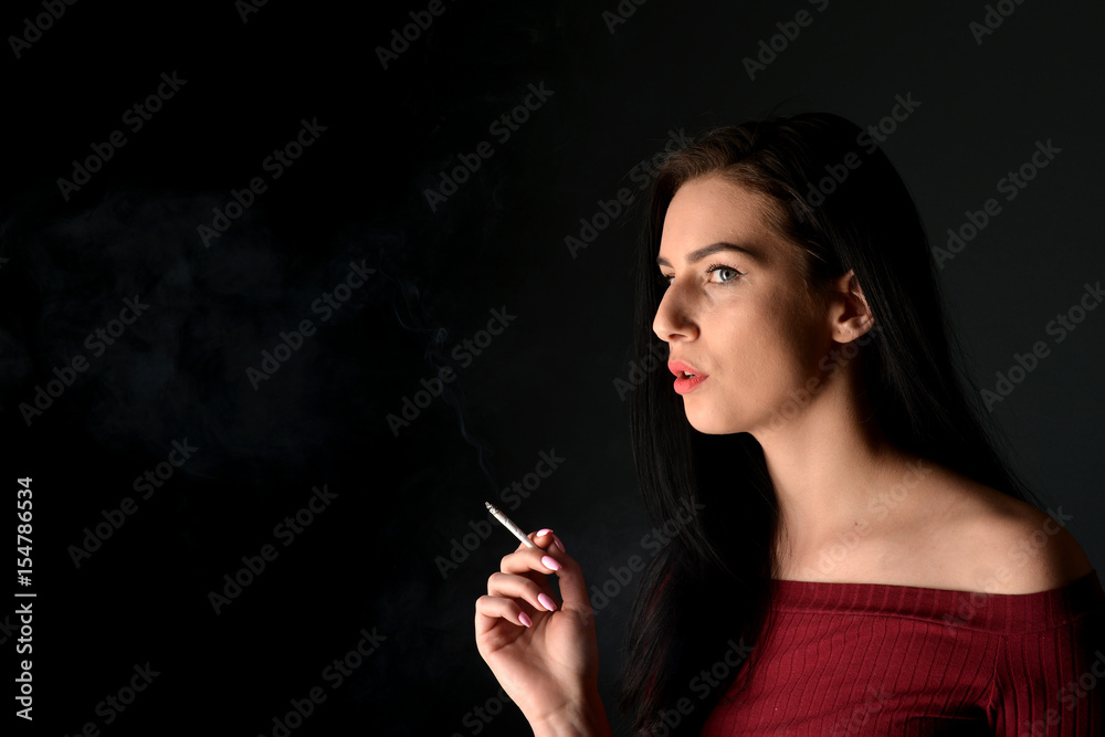 Fototapeta premium Women Smoking.