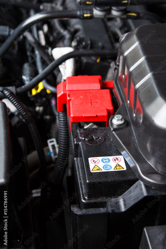 Fototapeta premium Car battery
