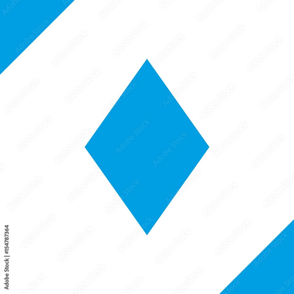 rhombus icon vector illustration. Flat design style rhombus icon vector illustration. Flat design style
