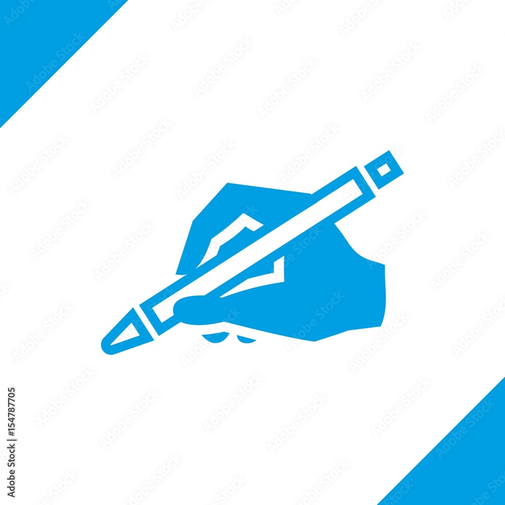 hand writing icon stock vector illustration hand writing icon stock vector illustration