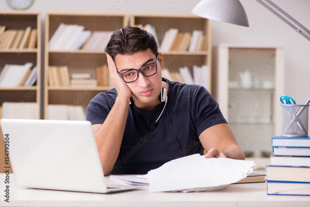 Angry man with too much paperwork to do Angry man with too much paperwork to do