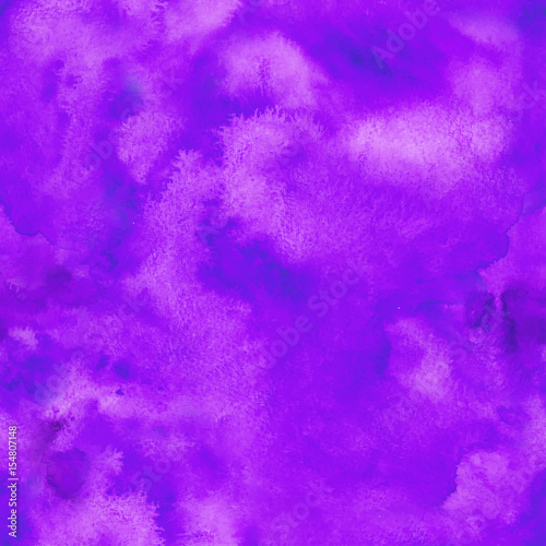 Violet watercolor background, vector seamless pattern
