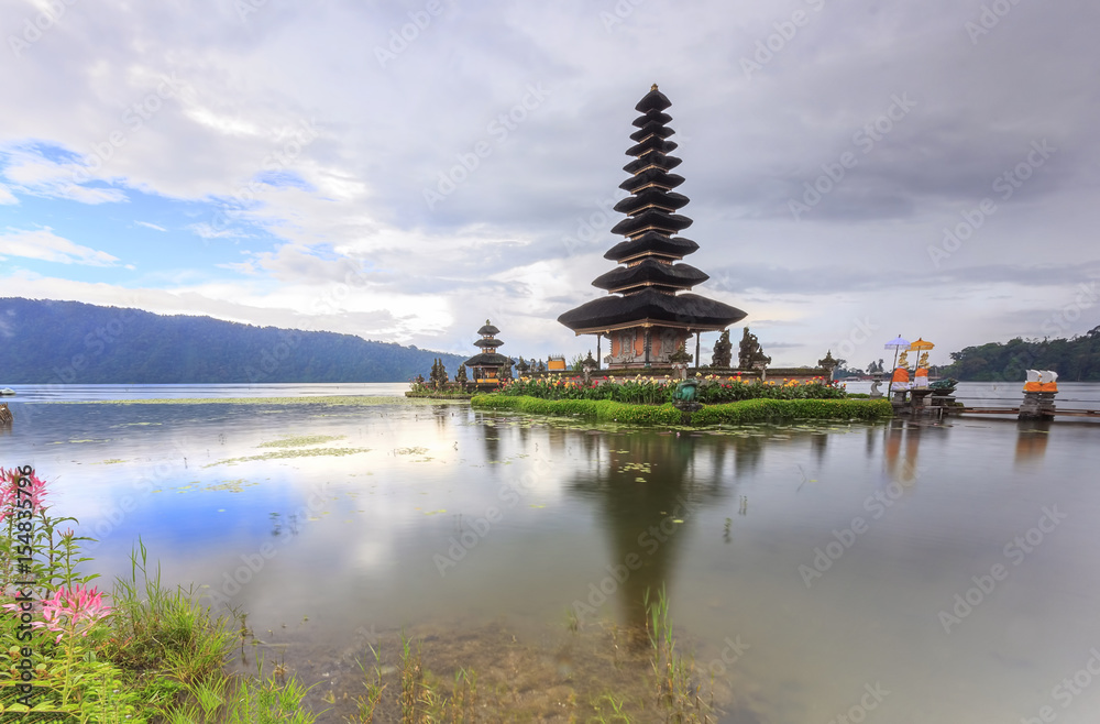 The Pura Ulun Danu Bratan Temple in Bali, Indonesia The Pura Ulun Danu Bratan Temple in Bali, Indonesia