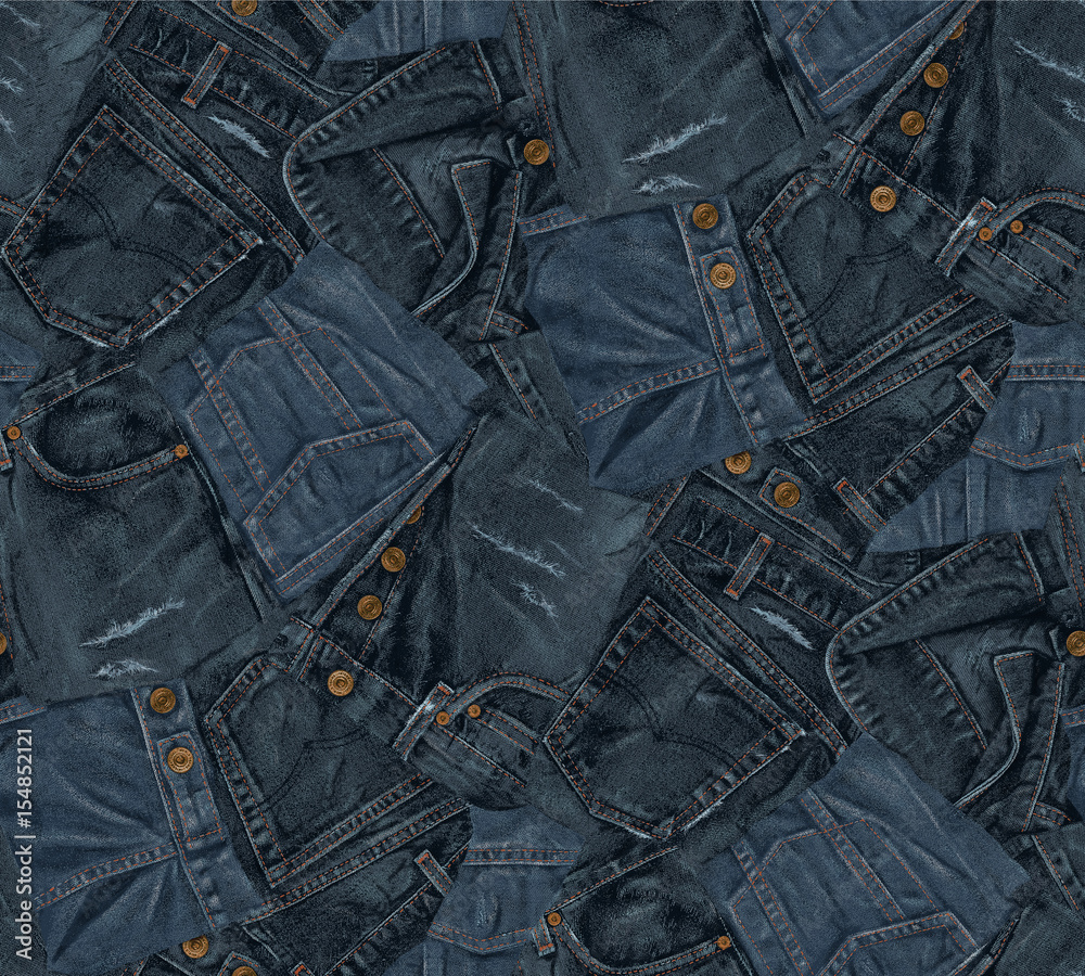 デニム素材パッチワーク Stock イラスト Adobe Stock