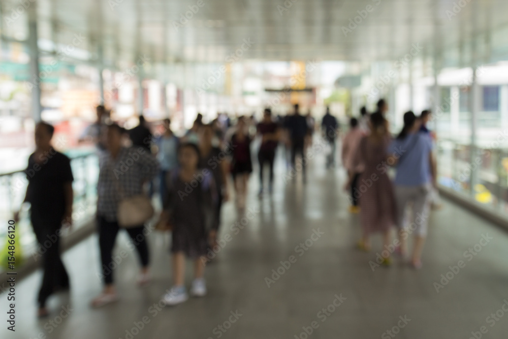Fototapeta premium blurred walkway scene