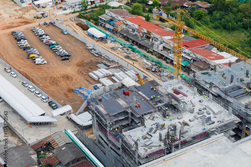 top view of construction site © pixfly