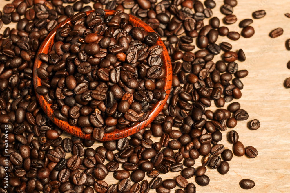 Fototapeta premium Roasted coffee beans