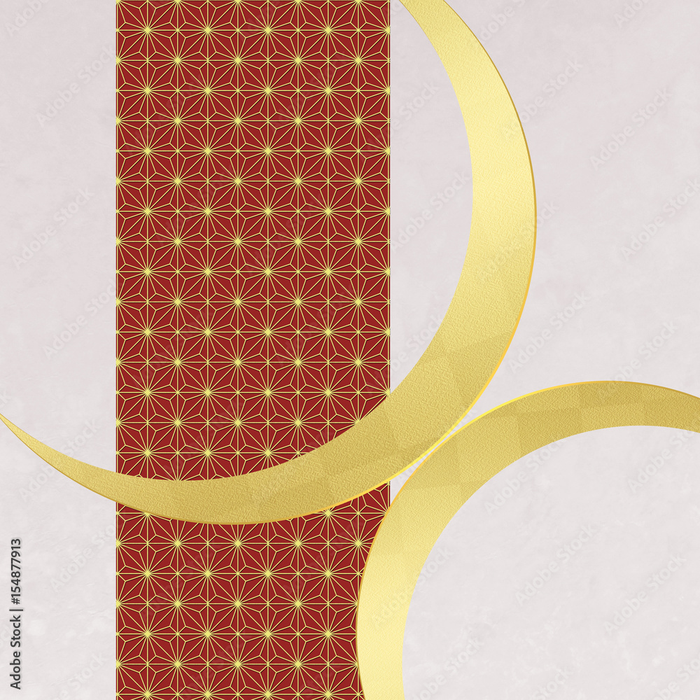 和の背景 和の素材 和柄 武士イメージ Stock イラスト Adobe Stock