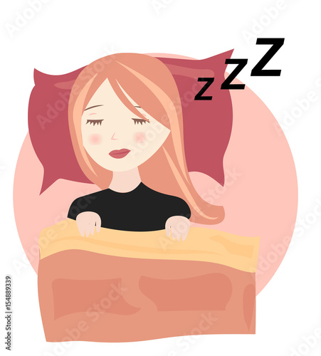 sleeping woman
