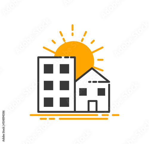 home house apartmen icon logo