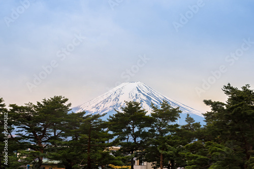 Mount Fuji. Fujiyama. Yamanashi Prefecture, Japan