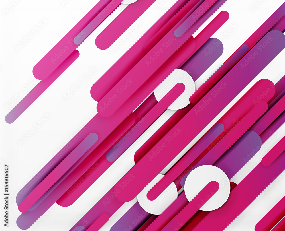 Cut 3d paper color straight lines abstract background