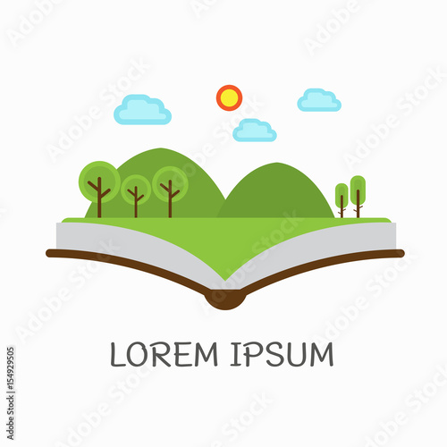 book land scape