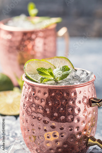 Moscow mule cocktail