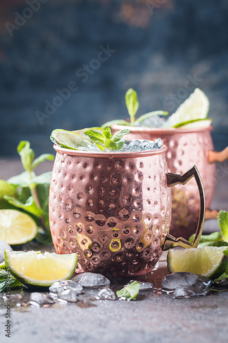 Moscow mule cocktail