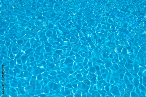 texture of blue water in the pool