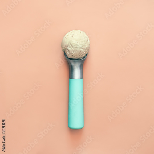 Fényképezés Ice cream in a scoop