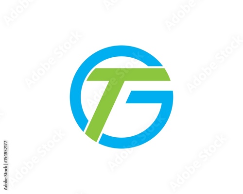 GT TG logo icon template 1
