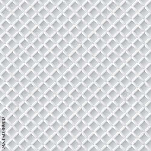 Seamless White 3d Pattern