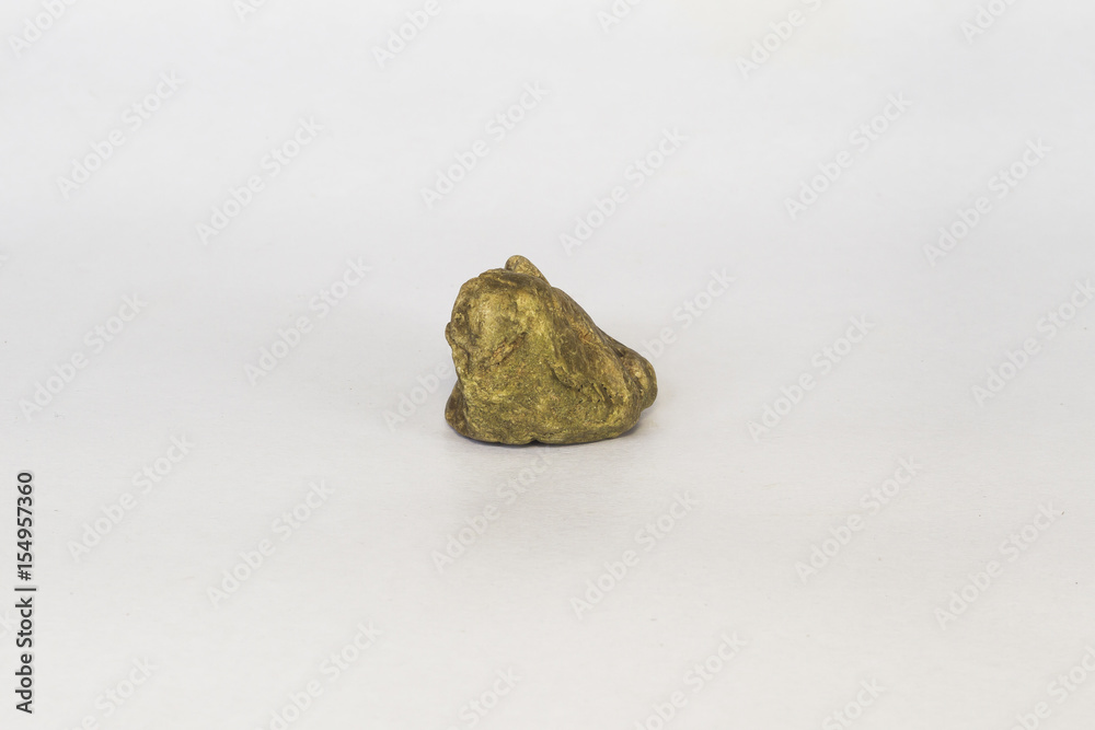 A rock isolated on white background. A rock isolated on white background.