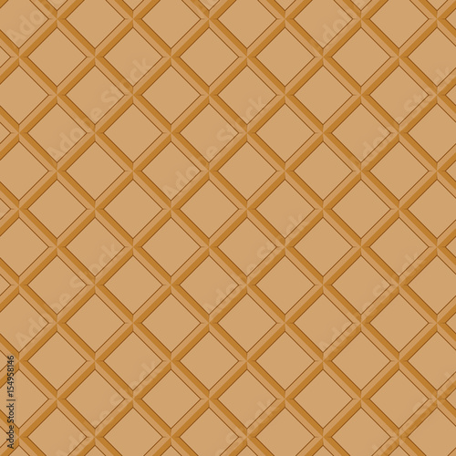 Wafer seamless vector background. Sweet texture.