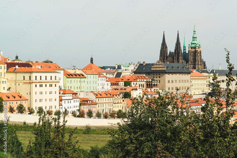 Cityscape of old town in Prague, Czech Republic