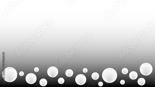 Weiße Blasen aufsteigend