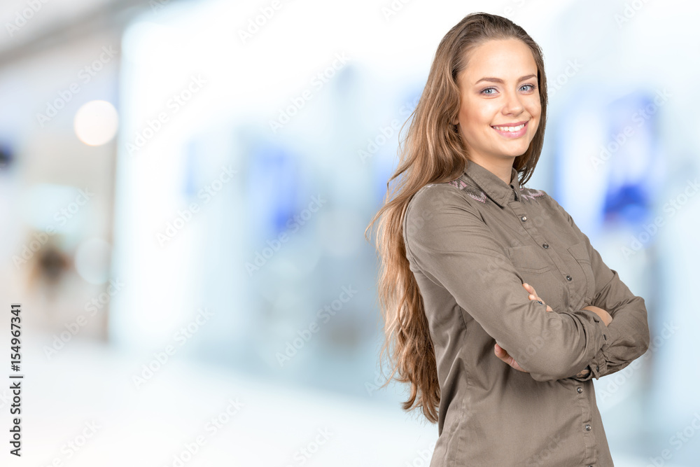 Portrait of wonderful young woman Portrait of wonderful young woman