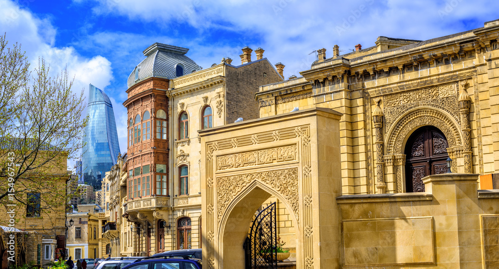 Obraz premium Baku Old Town, Azerbaijan