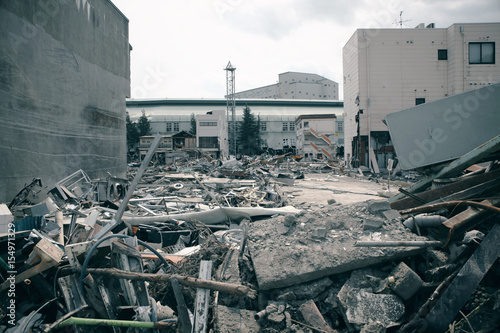 Obraz na płótnie tsunami japon 2011