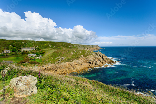 Porthgwarra on the Cornish Coast photo